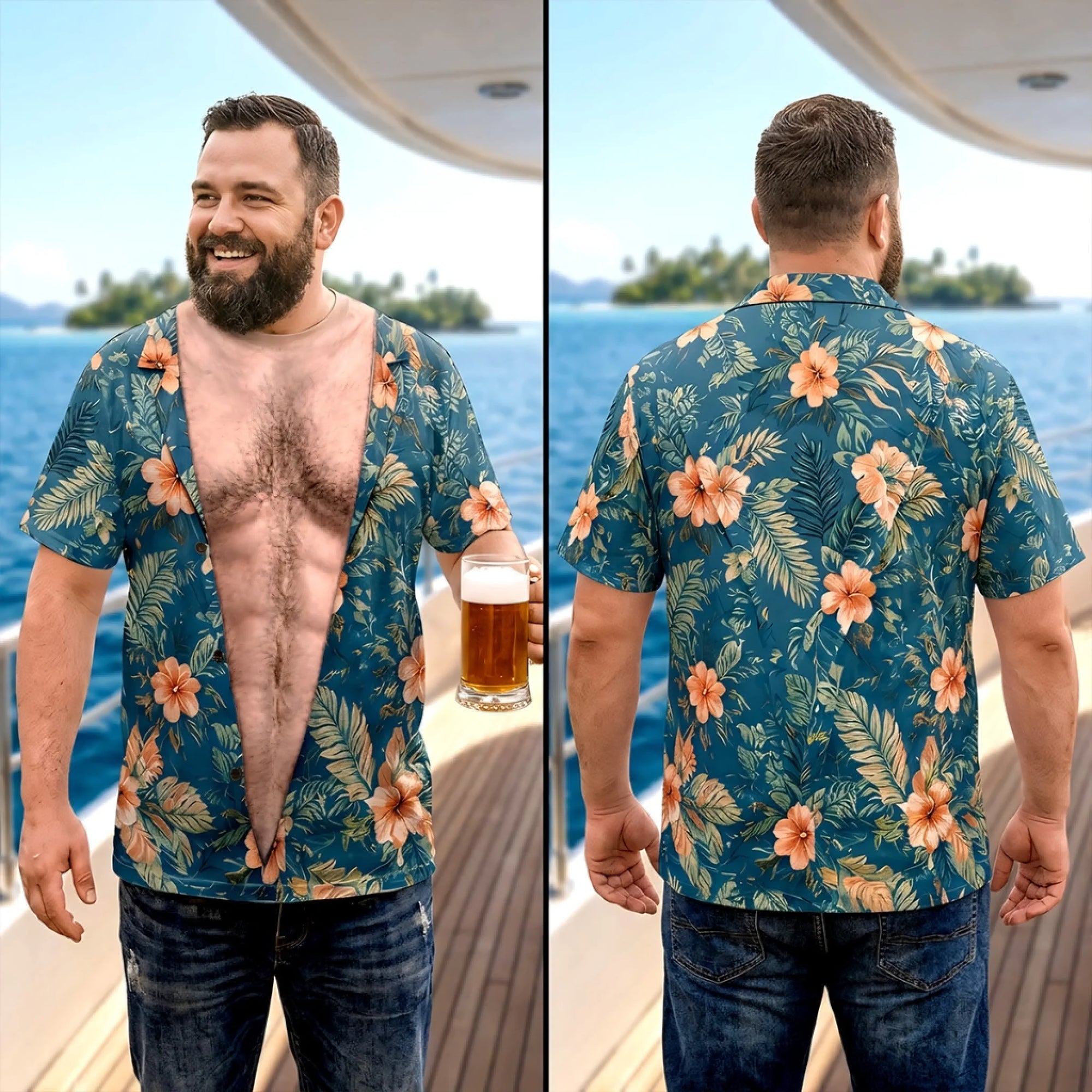 Personalized Funny T-shirt -  Summer Vacation And Travel Gifts For Men