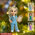 To My Favorite Nurse Personalized Christmas Ornament - Christmas Gift For Nurse