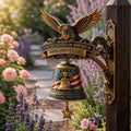 USA 250th Anniversary Door Bell, Patriotic Eagle Resin Doorbell